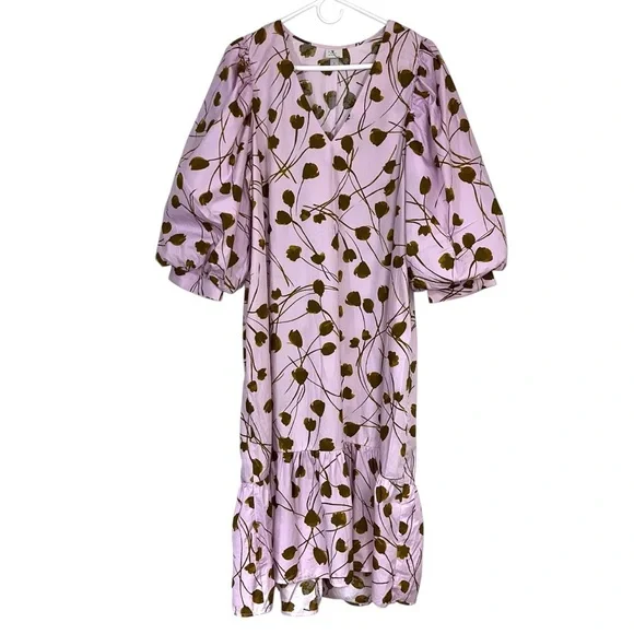 Target A New Day Puff Sleeve High low Dress - Picture 4 of 7